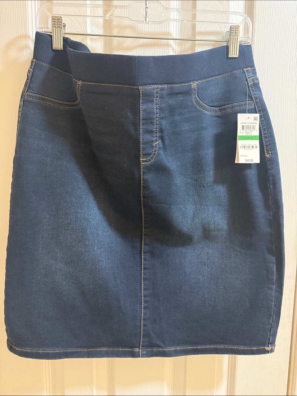 Style & Co. Dark Blue Denim Skirt